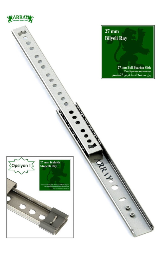 27 MM BALL BEARING SLIDES 